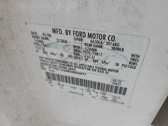 Photo 11 VIN: 1FTRF12296NB52977 - FORD F150 