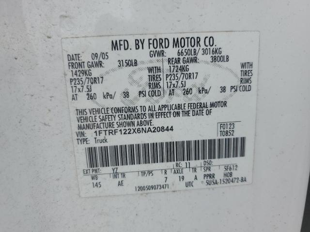 Photo 11 VIN: 1FTRF122X6NA20844 - FORD F150 