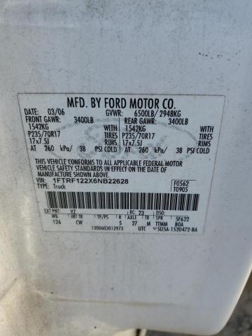 Photo 11 VIN: 1FTRF122X6NB22628 - FORD F150 