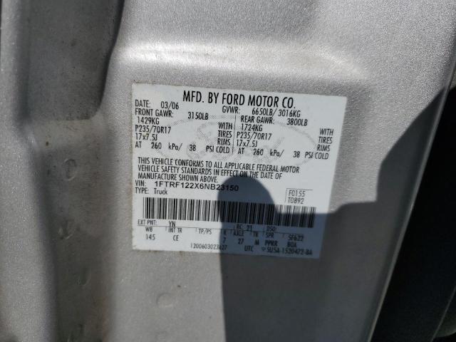 Photo 12 VIN: 1FTRF122X6NB23150 - FORD F150 