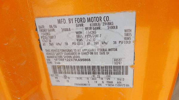 Photo 2 VIN: 1FTRF122X7KA95868 - FORD F 150 