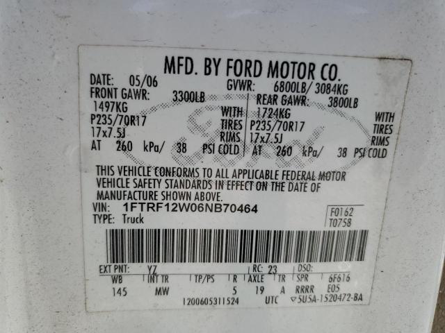 Photo 11 VIN: 1FTRF12W06NB70464 - FORD F150 