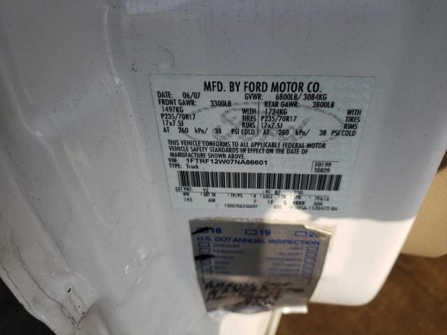 Photo 9 VIN: 1FTRF12W07NA86601 - FORD F150 