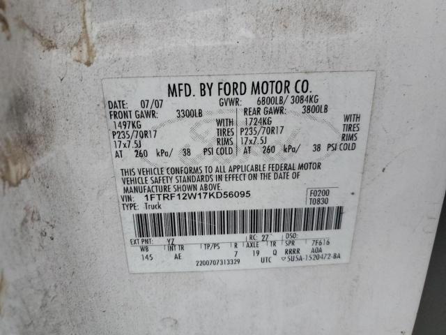 Photo 11 VIN: 1FTRF12W17KD56095 - FORD F150 