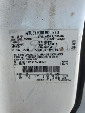 Photo 11 VIN: 1FTRF12W34NC65503 - FORD F150 