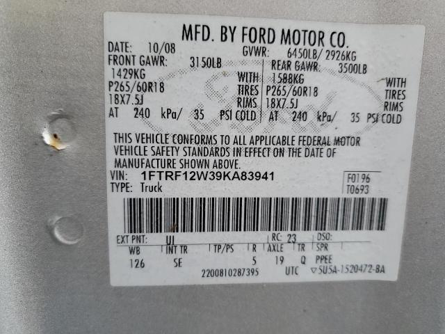 Photo 11 VIN: 1FTRF12W39KA83941 - FORD ALL MODELS 