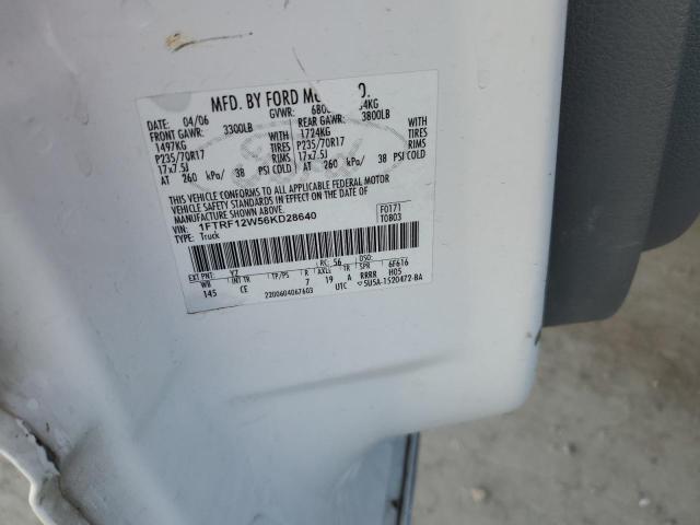 Photo 11 VIN: 1FTRF12W56KD28640 - FORD F150 