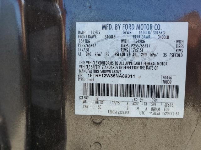 Photo 11 VIN: 1FTRF12W86NA89311 - FORD F150 