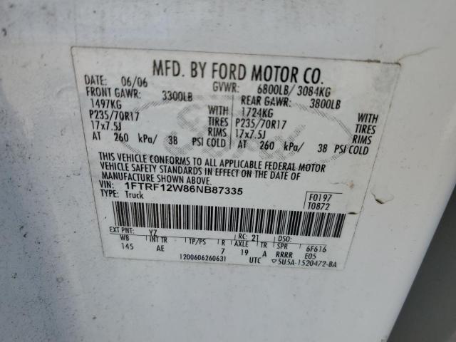 Photo 11 VIN: 1FTRF12W86NB87335 - FORD F150 