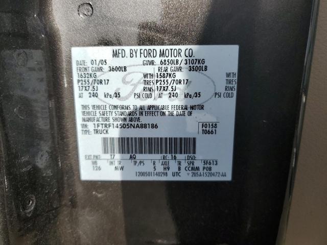 Photo 12 VIN: 1FTRF14505NA88186 - FORD F150 