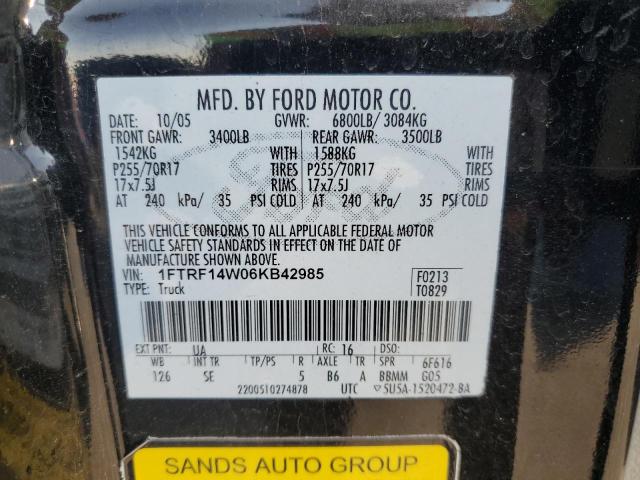 Photo 11 VIN: 1FTRF14W06KB42985 - FORD F150 