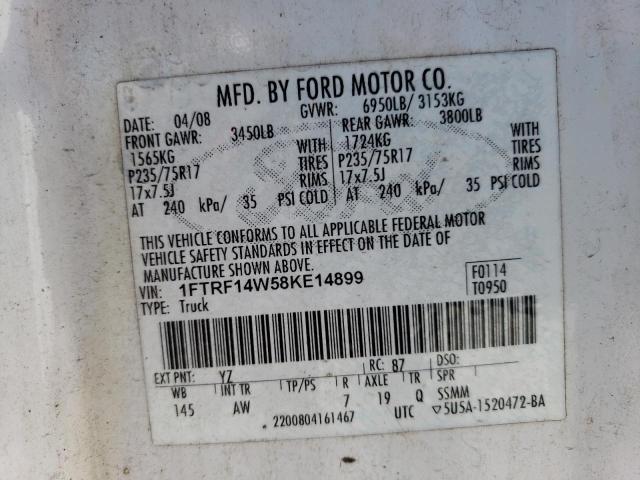 Photo 11 VIN: 1FTRF14W58KE14899 - FORD F150 