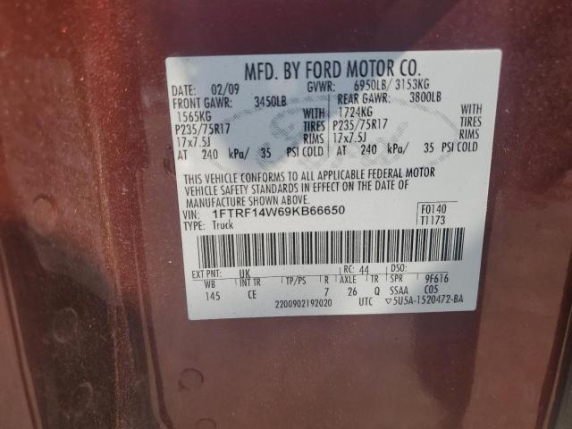 Photo 11 VIN: 1FTRF14W69KB66650 - FORD F150 