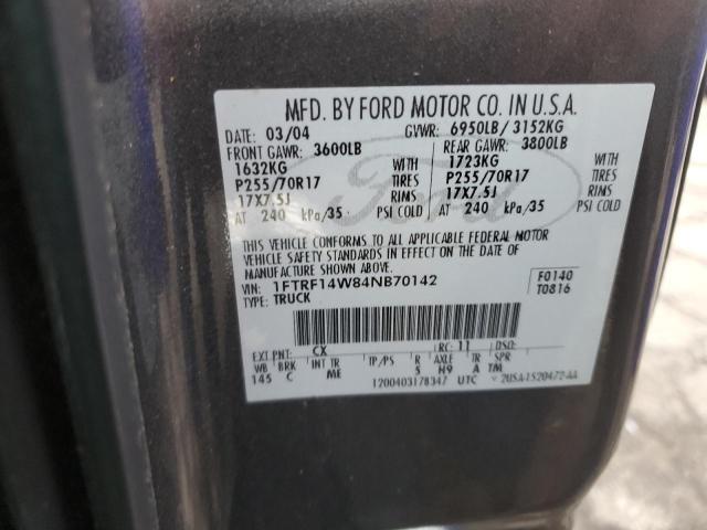 Photo 11 VIN: 1FTRF14W84NB70142 - FORD ALL MODELS 