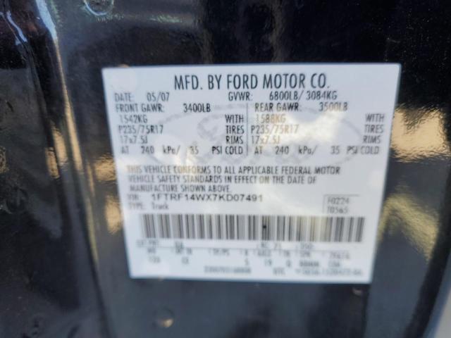 Photo 11 VIN: 1FTRF14WX7KD07491 - FORD F150 