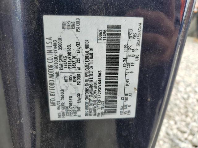 Photo 12 VIN: 1FTRF17292NB45563 - FORD F150 