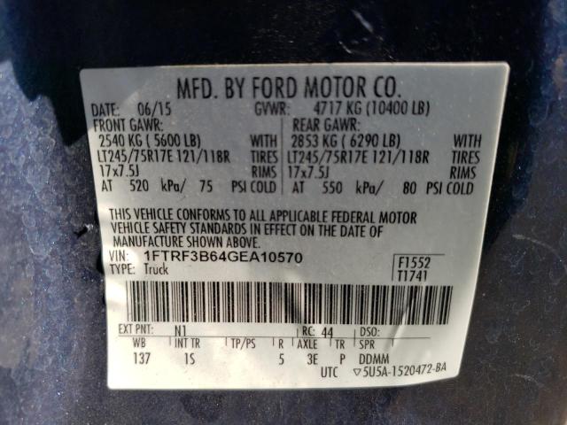 Photo 11 VIN: 1FTRF3B64GEA10570 - FORD F350 