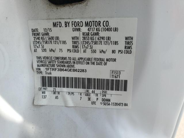 Photo 11 VIN: 1FTRF3B64GEB62283 - FORD F350 SUPER 