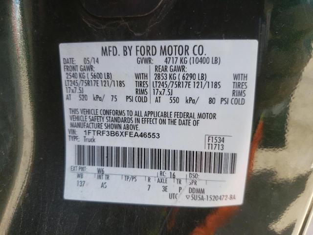 Photo 9 VIN: 1FTRF3B6XFEA46553 - FORD F350 SUPER 