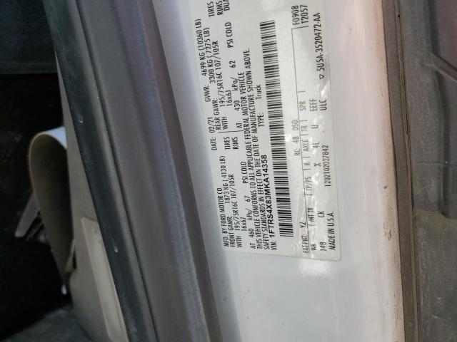 Photo 12 VIN: 1FTRS4X83MKA14358 - FORD TRANSIT 