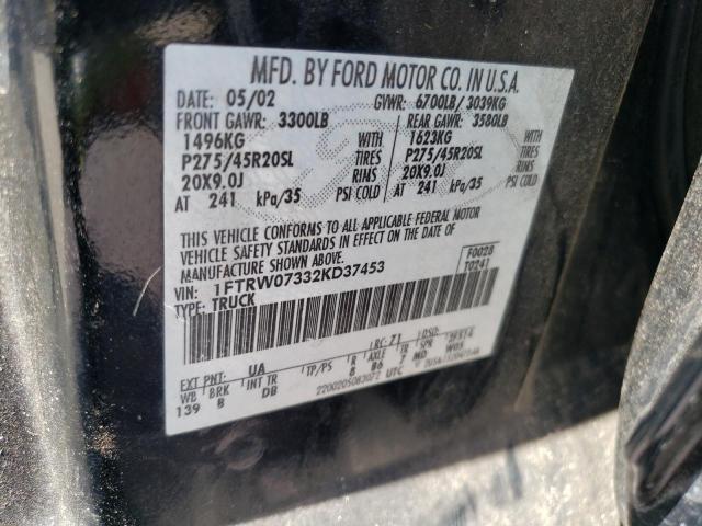 Photo 11 VIN: 1FTRW07332KD37453 - FORD F-150 