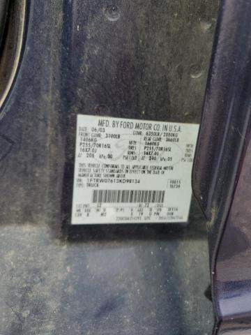 Photo 11 VIN: 1FTRW07613KD98134 - FORD F150 SUPER 