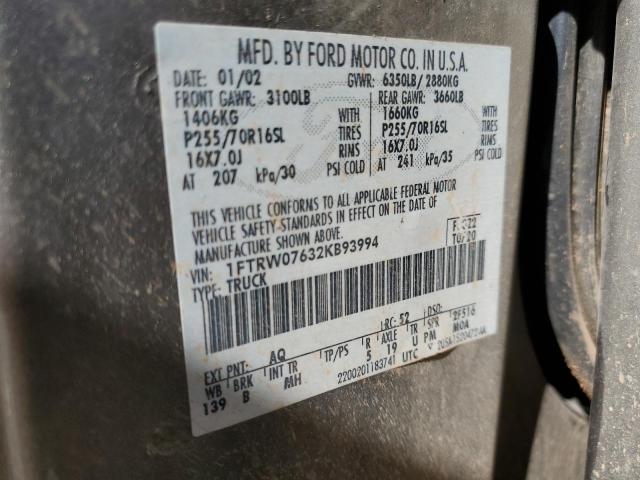 Photo 12 VIN: 1FTRW07632KB93994 - FORD F-150 