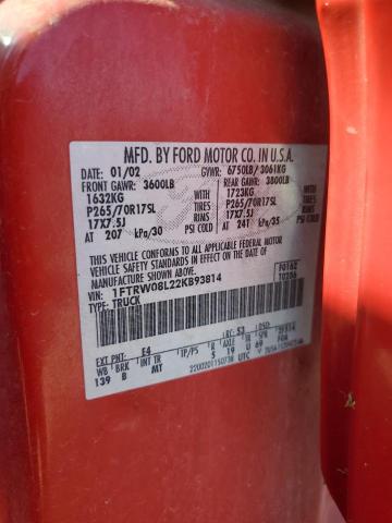 Photo 11 VIN: 1FTRW08L22KB93814 - FORD F150 SUPER 