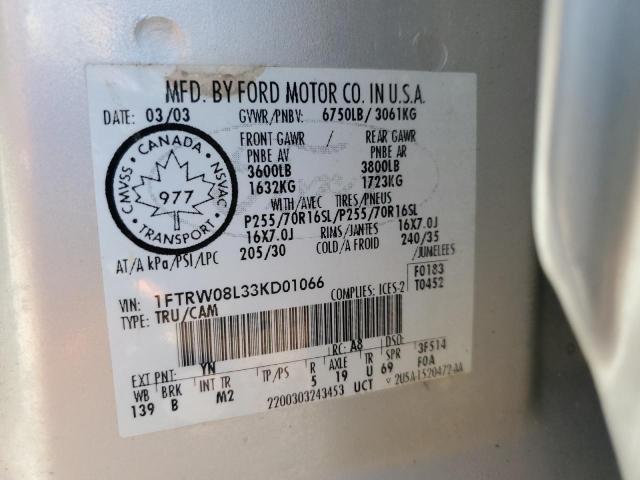 Photo 11 VIN: 1FTRW08L33KD01066 - FORD F-150 