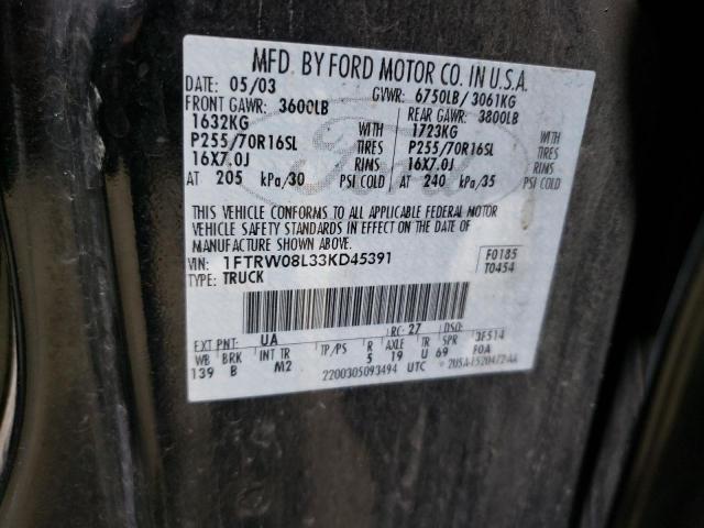 Photo 11 VIN: 1FTRW08L33KD45391 - FORD F-150 