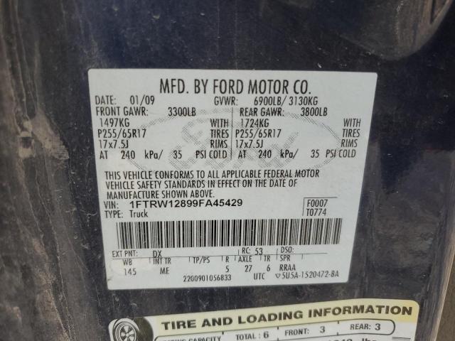 Photo 11 VIN: 1FTRW12899FA45429 - FORD F150 SUPER 