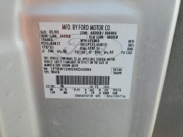 Photo 11 VIN: 1FTRW12W05KD45084 - FORD F150 SUPER 