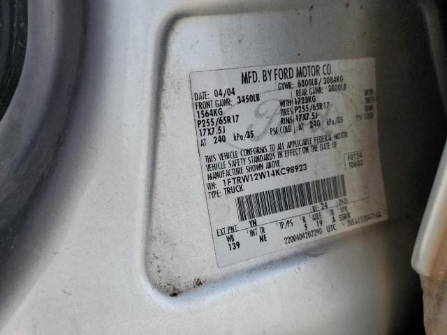 Photo 11 VIN: 1FTRW12W14KC98923 - FORD F-150 