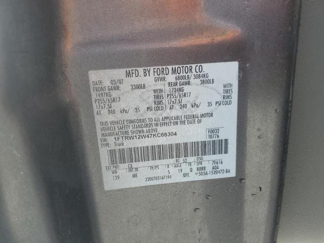 Photo 12 VIN: 1FTRW12W47KC68304 - FORD F-150 