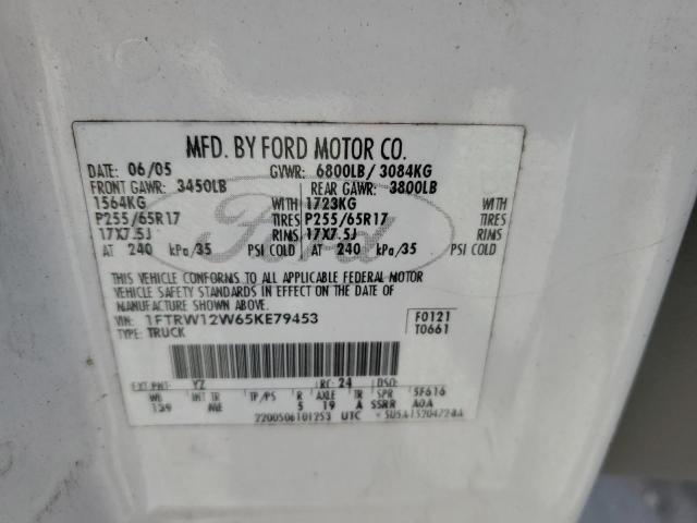 Photo 11 VIN: 1FTRW12W65KE79453 - FORD F150 SUPER 