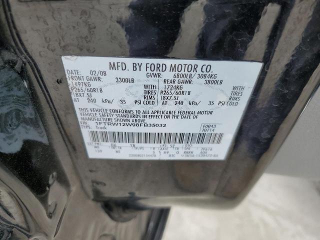 Photo 11 VIN: 1FTRW12W98FB35032 - FORD F150 SUPER 