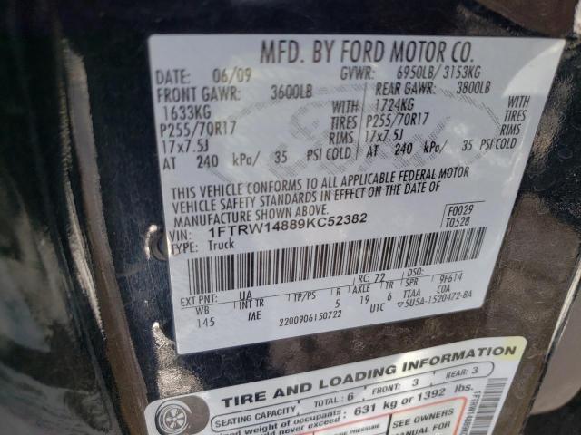 Photo 11 VIN: 1FTRW14889KC52382 - FORD F-150 