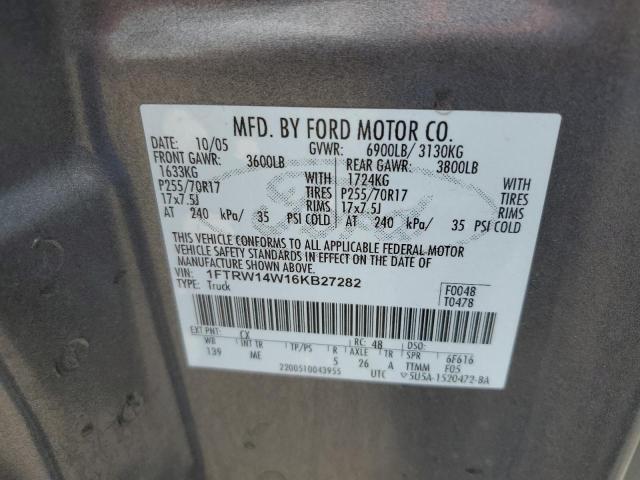 Photo 11 VIN: 1FTRW14W16KB27282 - FORD F-150 