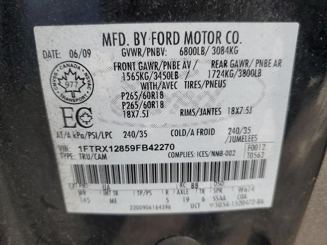 Photo 11 VIN: 1FTRX12859FB42270 - FORD F150 SUPER 