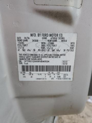 Photo 12 VIN: 1FTRX12W06NB40524 - FORD F150 