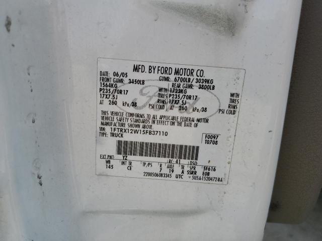 Photo 11 VIN: 1FTRX12W15FB37110 - FORD F150 