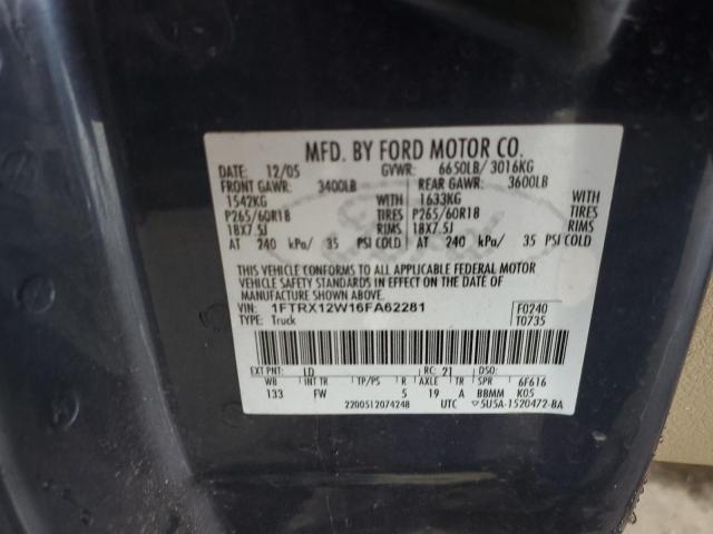 Photo 11 VIN: 1FTRX12W16FA62281 - FORD F150 