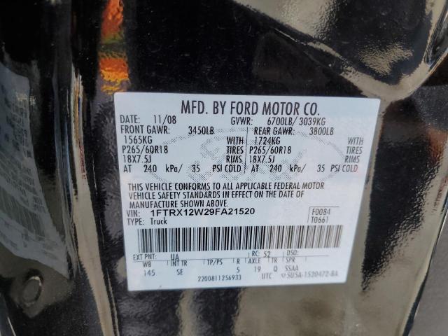 Photo 13 VIN: 1FTRX12W29FA21520 - FORD F150 SUPER 