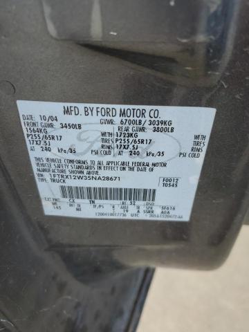 Photo 12 VIN: 1FTRX12W35NA28671 - FORD F150 