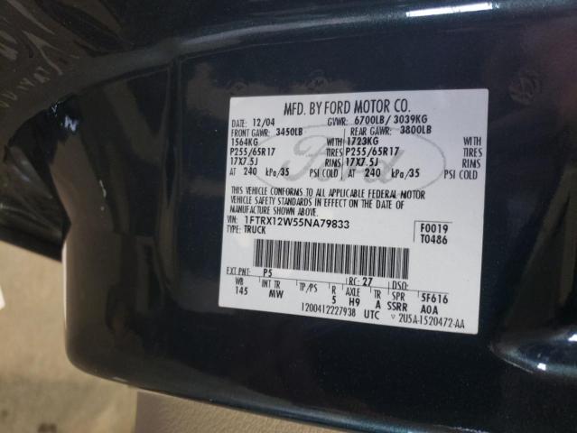 Photo 11 VIN: 1FTRX12W55NA79833 - FORD F150 