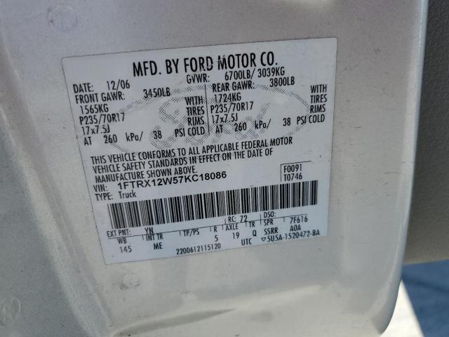 Photo 11 VIN: 1FTRX12W57KC18086 - FORD F150 