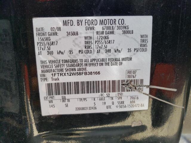 Photo 11 VIN: 1FTRX12W58FB38166 - FORD F150 