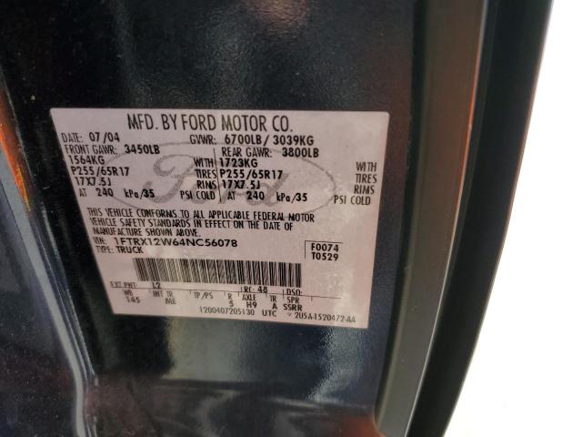 Photo 11 VIN: 1FTRX12W64NC56078 - FORD F150 