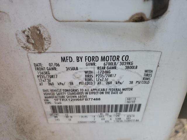 Photo 11 VIN: 1FTRX12W66FB77488 - FORD F150 