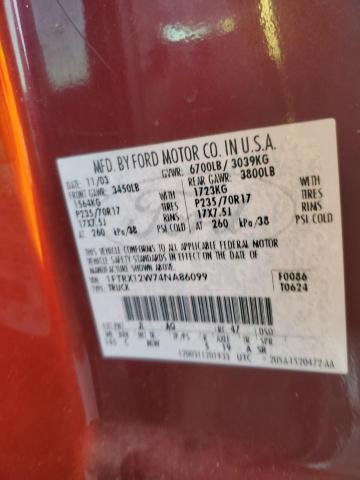 Photo 12 VIN: 1FTRX12W74NA86099 - FORD F150 